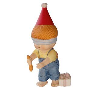 🎯 10 for $10 / Cute Birthday Girl Figurine Playing Pin the Tail